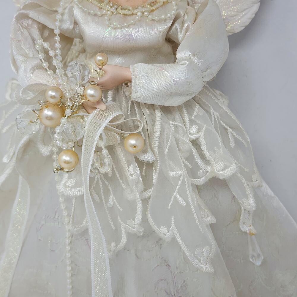 Vintage Angel Christmas Tree Topper - Picture 3 of 7